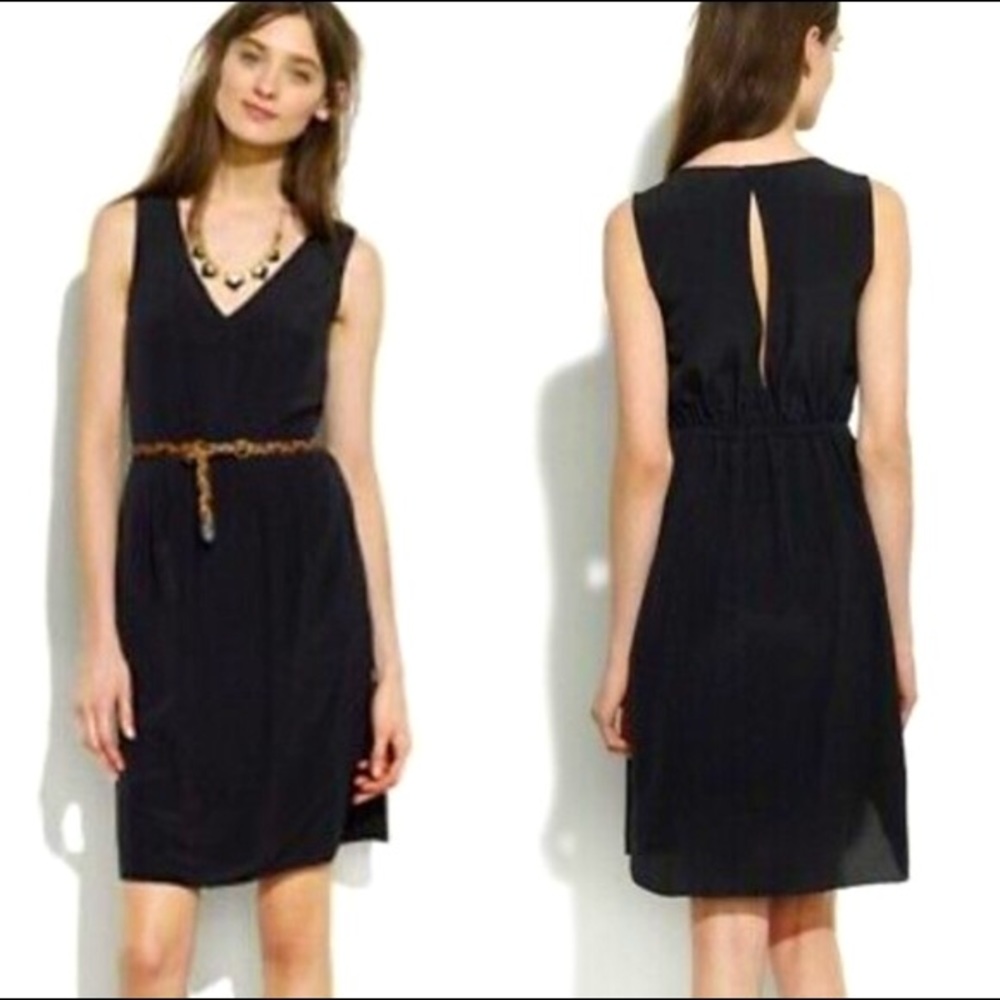 Madewell Tailored Silk Alexa Chung Dress Size 4